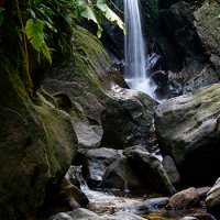 Wasserfall auf Sumatra
Batang Serangan; Sumatera Utara